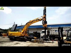 ¿Cuál es la potencia típica de una plataforma de perforación hidráulica y un conductor rotativo?