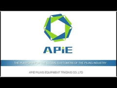 Equipo de construcción de pilas de maquinaria pesada hidráulica Máquina de vibración eléctrica