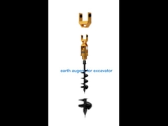 excavadora de arcilla máquina perforadora de barrena accesorio de barrena hidráulica barrena de tierra