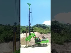 Pila hidráulica Rig Foundation Drilling Machine With CAT Chassis del taladro de KR220C
