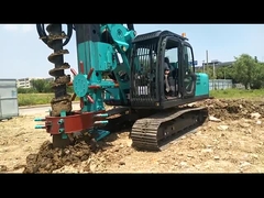 Aparejos rotatorios de la conducción de pila del CFA KR80M de la plataforma de perforación del taladro espiral largo hidráulico