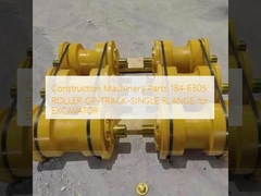 Partes de maquinaria para la construcción 184-6305 ROLLER GP-TRACK-SINGLE FLANGE para excavadora