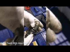 Porta dientes de pilotes para perforadora B47K22H, porta dientes tipo bala para perforación de cimientos Demo