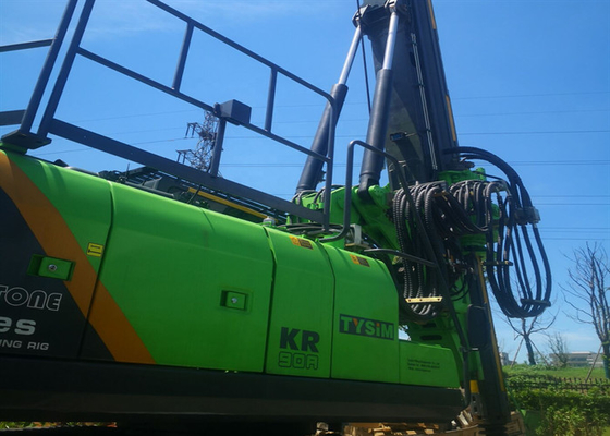 Fundación de viruta agujereada 1200m m usada rotatoria de la plataforma de perforación de la correa eslabonada