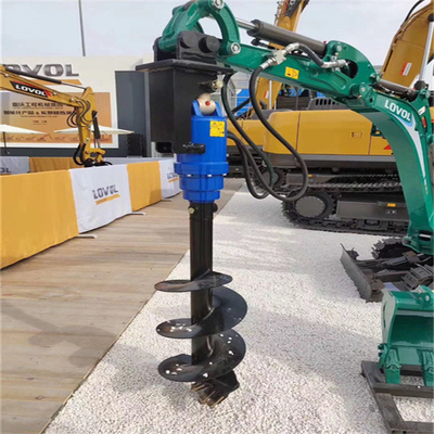 Los accesorios hidráulicos del taladro del taladro de la tierra de APIE para los excavadores patinan los bueyes Mini Loaders