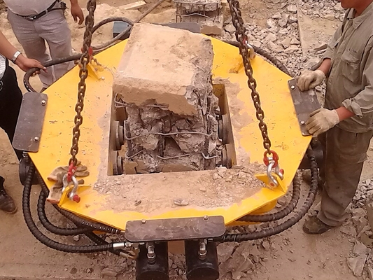 Excavador Pile Head Cutting 600m m Dia Round Concrete Cutter Machine