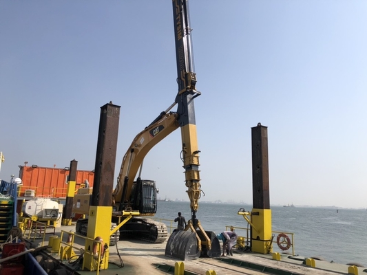 Excavador telescópico Attachment With Shell Buckets de Armclamp de la cubierta de KM220 KM260