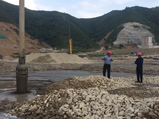 construcción de tierra de la fundación de la mejora Vibroflot de la máquina eléctrica de 75W