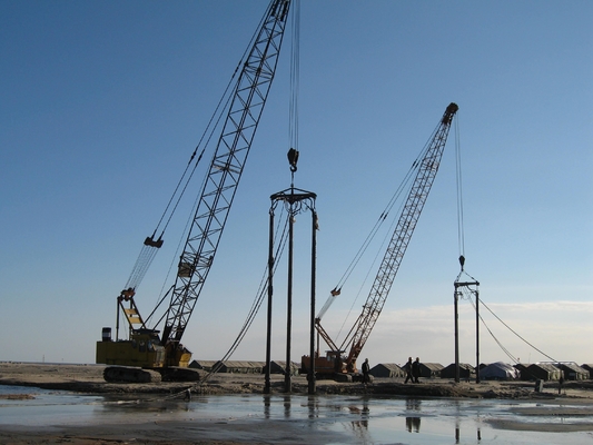 Nivel de poco ruido eléctrico del conductor de pila de la vibración 20KN 65DB para la construcción