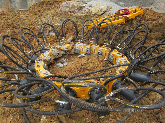 Excavador pesado Attachment KP315 KP380 600kN de la cortadora de la pila del cilindro