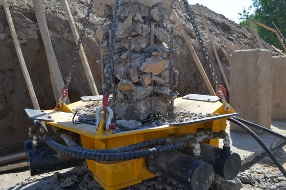 Mini Excavator Hydraulic Pile Breaker KP400S de poco ruido para la construcción