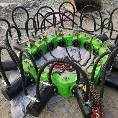 Cortador redondo concreto de poco ruido de la máquina hidráulica del triturador de la pila del accesorio del excavador
