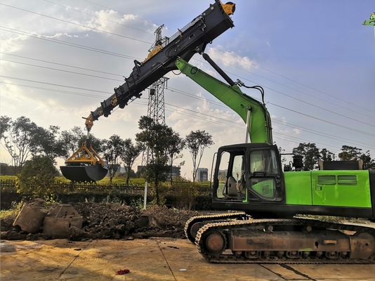 Cazo tipo almeja Cucharón Brazo telescópico Accesorio para excavadora Hidráulico Tysim Long Reach