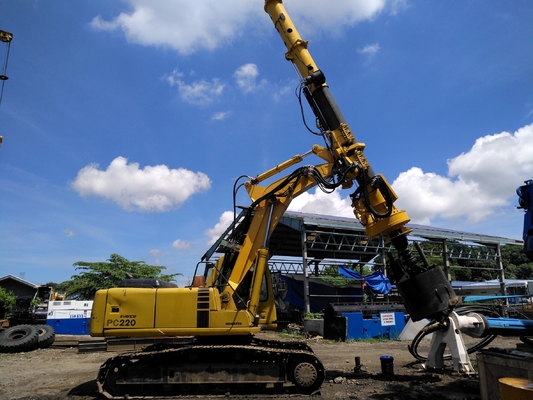 Accesorio de la plataforma de perforación rotatoria KR50 del convertido del excavador con el chasis de Caterpillar