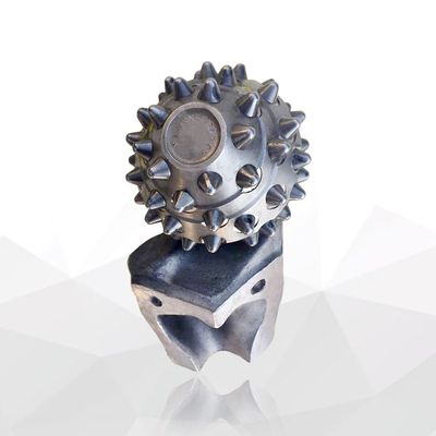 Cubo del taladro del carburo de tungsteno pedazo del cono del solo rodillo de 8,5 pulgadas para el barril de base