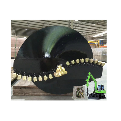 barrena hidráulica de 46 kg para operador de tierra, rango de velocidad de 585 mm, 44-98 rpm