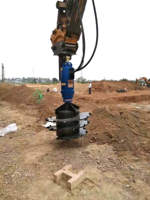Herramienta de excavación de la alta tierra hidráulica del esfuerzo de torsión con la gama de velocidad 44-98 RPM y 511-1 N.m