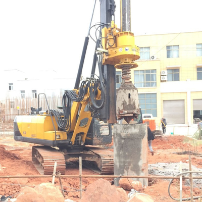 20m Depth Small Pile Driver Drill Rig Hydraulic Rotary Geotechnical 2700mm