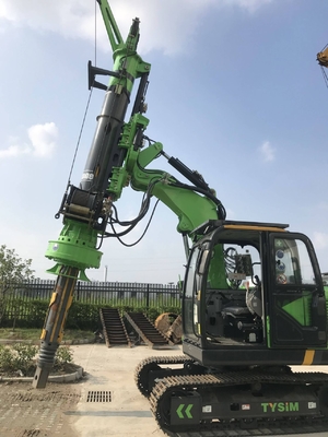 Pequeña perforación rotatoria que llena modificada para requisitos particulares Rig Machine Hydraulic 1200m m 30rmp