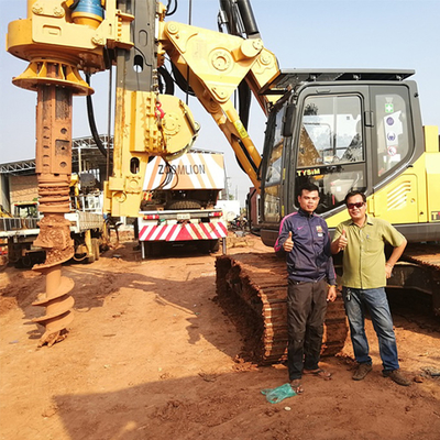 Conductor de pila hidráulico de Rig Soil Boring Machine Small de la perforación del tornillo de la eficacia alta