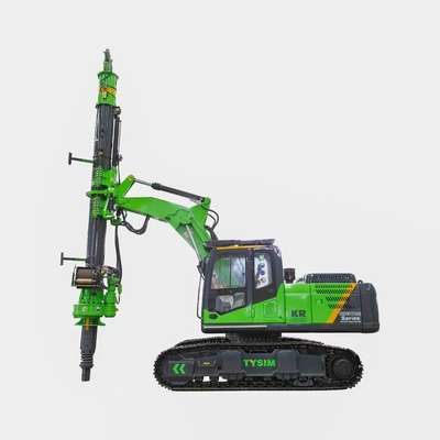 Equipo de pila giratoria de alta potencia de 10 m 7 - 30 rpm Profundidad máxima de perforación para la construcción