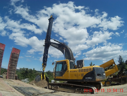 KM150 Excavadora de brazo largo telescópico de carcasa de carcasa 3.6t cilindro hidráulico