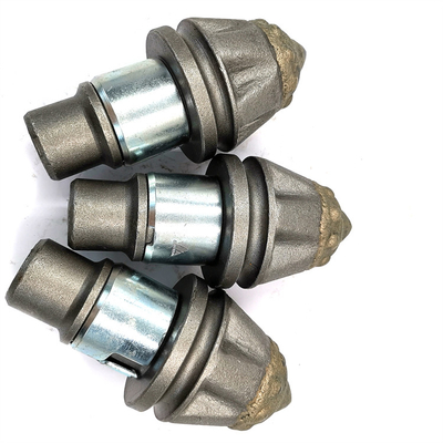 9-30mm Herramientas de perforación Roca Auger Bala Dientes redondos Chisel de la parte superior de la base para las plataformas de montaje