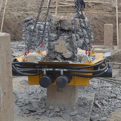 Máquina de corte de pilas de última generación AP500S Cortador de hormigón hidráulico cuadrado 280kN para la construcción