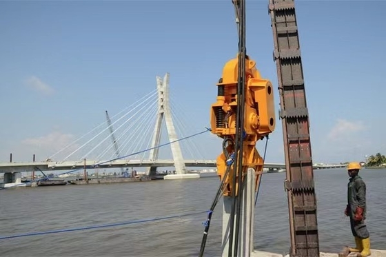 Maquinaria de construcción Excavadora Vibro Martillo Piloto hidráulico Vibro eléctrico Martillo