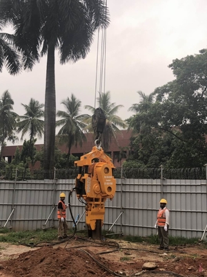 Martillo eléctrico Vibro de 60 kW de bajo mantenimiento para pila de hojas