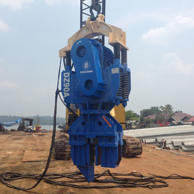 Equipo de ingeniería automatizado APZ120A para maquinaria de construcción de empillamientos Martillo eléctrico Vibro