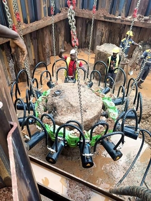 Nuevo producto de venta caliente de piedra de rompecabezas hidráulicos martillos de pilado hidráulicos rompecabezas para Hitachi