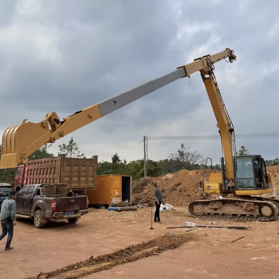 Ventas de excavadoras KM150 Clamshell Telescópico de largo alcance con una profundidad de 15m
