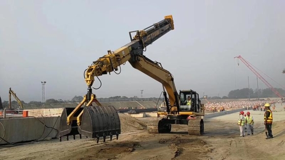 15-36 toneladas de excavadora mejor calidad personalizada de la carcasa de la carcasa telescópico brazo para la excavadora