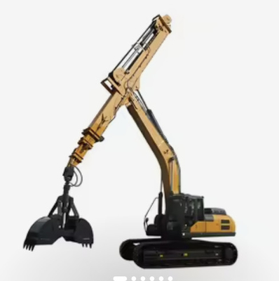 Excavadora de múltiples toneladas Boom hidráulico de largo alcance Elevador multifuncional Brazo telescópico