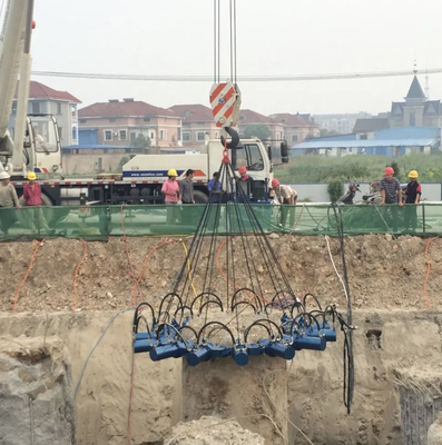 Excavadora montada redonda y cuadrada de hormigón hidráulico