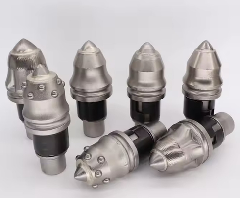 Aguilas de roca y piezas de barril de núcleo trozos cónicos 25 mm picador de dientes dientes de zanja para herramientas de perforación de cimientos