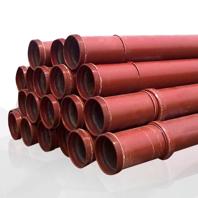 Tubos de acero de alto carbono con carcasa Casing Cased Piles de hormigón fundido en el sitio Tremie Pipe para la pila de perforación