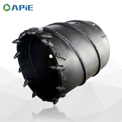 Barril de núcleo de perforación de 600 mm 1200 mm 1500 mm con dientes de bala para máquinas de perforación rotativas