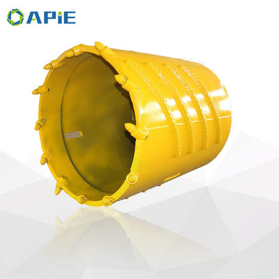 Herramientas de perforación rotativas 1500 mm de perforación cubo de barril de núcleo con dientes de bala