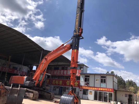 Brazo telescópico de almeja con longitud total de transporte de 12390 mm para excavación de servicio pesado con una profundidad máxima de excavación de 27180 mm