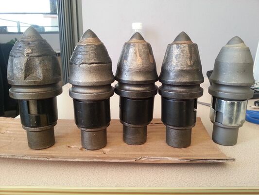 Herramienta de perforación de dientes de bala para procesamiento de forja con cabeza de aleación, tamaño 9-30 mm y modelo B47K22 para perforación rotativa