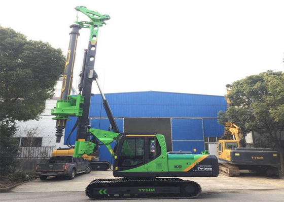 plataforma de perforación rotatoria hidráulica de la pila de 34.3mpa que llena 60kNm Rig Ground Screw Pile Driver