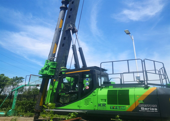 perforadora rotatoria hidráulica Mini Excavator Sheet Pile Driver de la construcción 90kNm