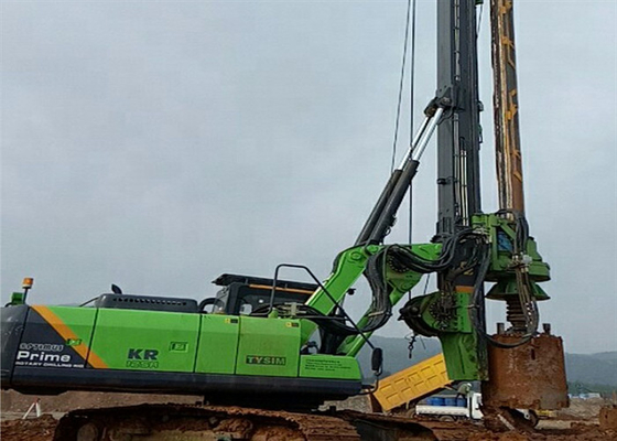 martillo hidráulico de la pila del diámetro interior 125kNm de 1300m m que llena la perforación rotatoria Rig Machine de la máquina 3000m m