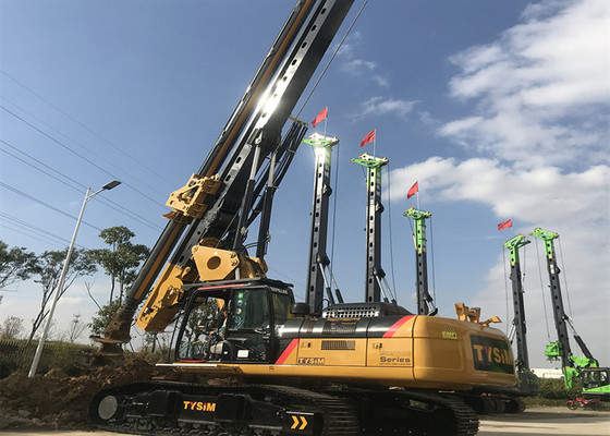 80m/Min Crawler Soil Hydraulic Crawler que perfora a Rig Pile Driving Machine 165KNm