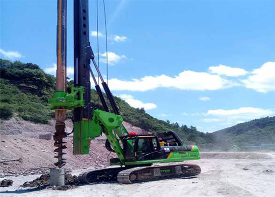 perforadora hidráulica de la perforación del taladro de tierra de la máquina de la pila de la construcción de 220kNm los 51m