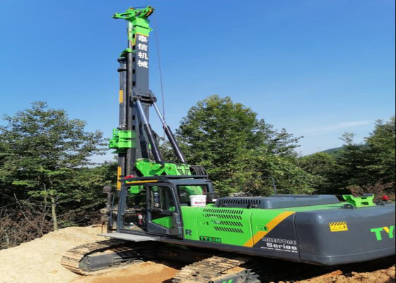 perforación rotatoria Rig Machine 26rpm de la perforación hidráulica de 75Kn los 20m
