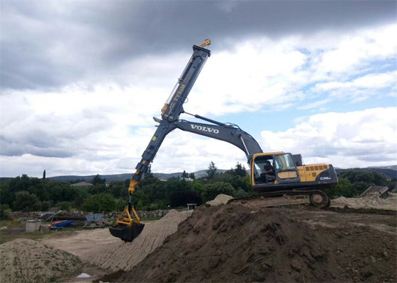 Excavador 5.6t Telescopic Dipper Arm del brazo telescópico 5845m m de la cubierta KM260