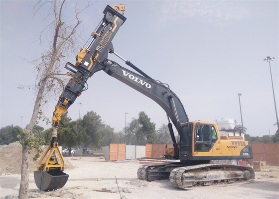 0.3m3 el excavador Boom Clamshell Telescopic arma el excavador ISO9001 del gancho agarrador KM150